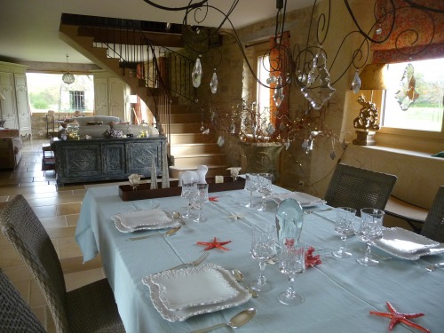 dining room with table for 12 people